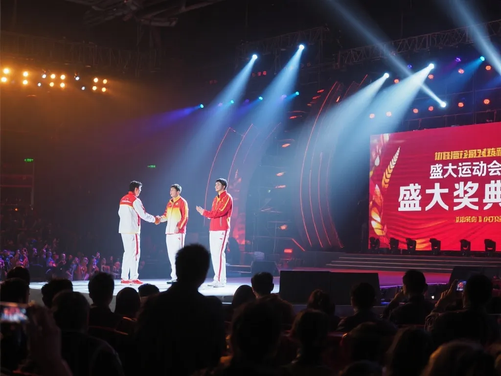 激情闪耀！{brand}点燃体育盛典颁奖之夜
